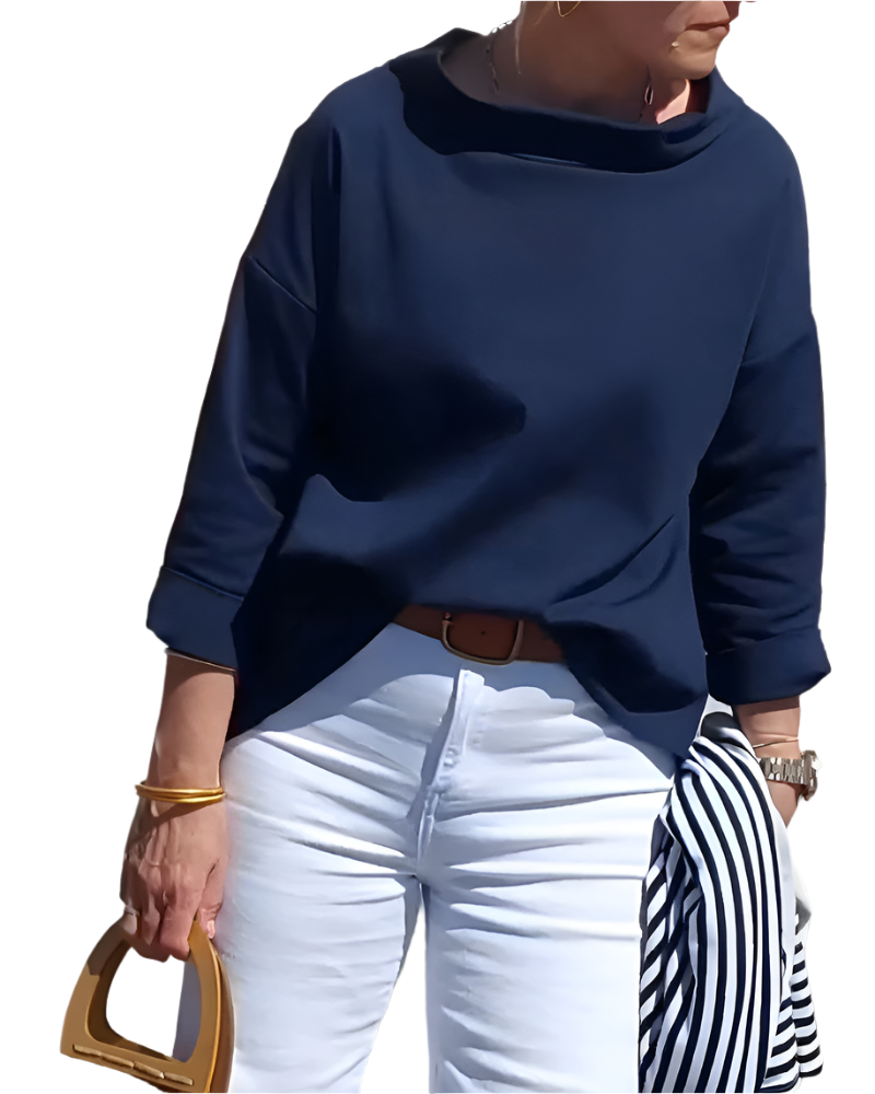 Isabella – Elegant Dame 3/4 Ærme Top