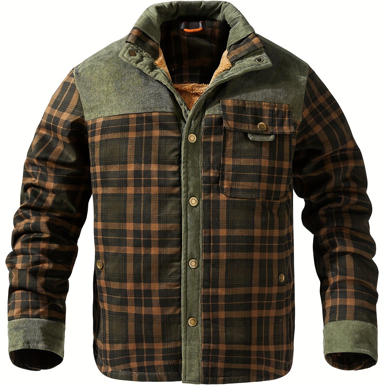 Calvoro – Foret Herreflannelskjorte med Klassisk Tern