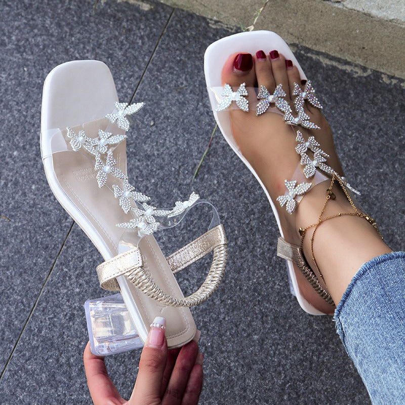 IsabellaLucenti Rhinestone-sandaler