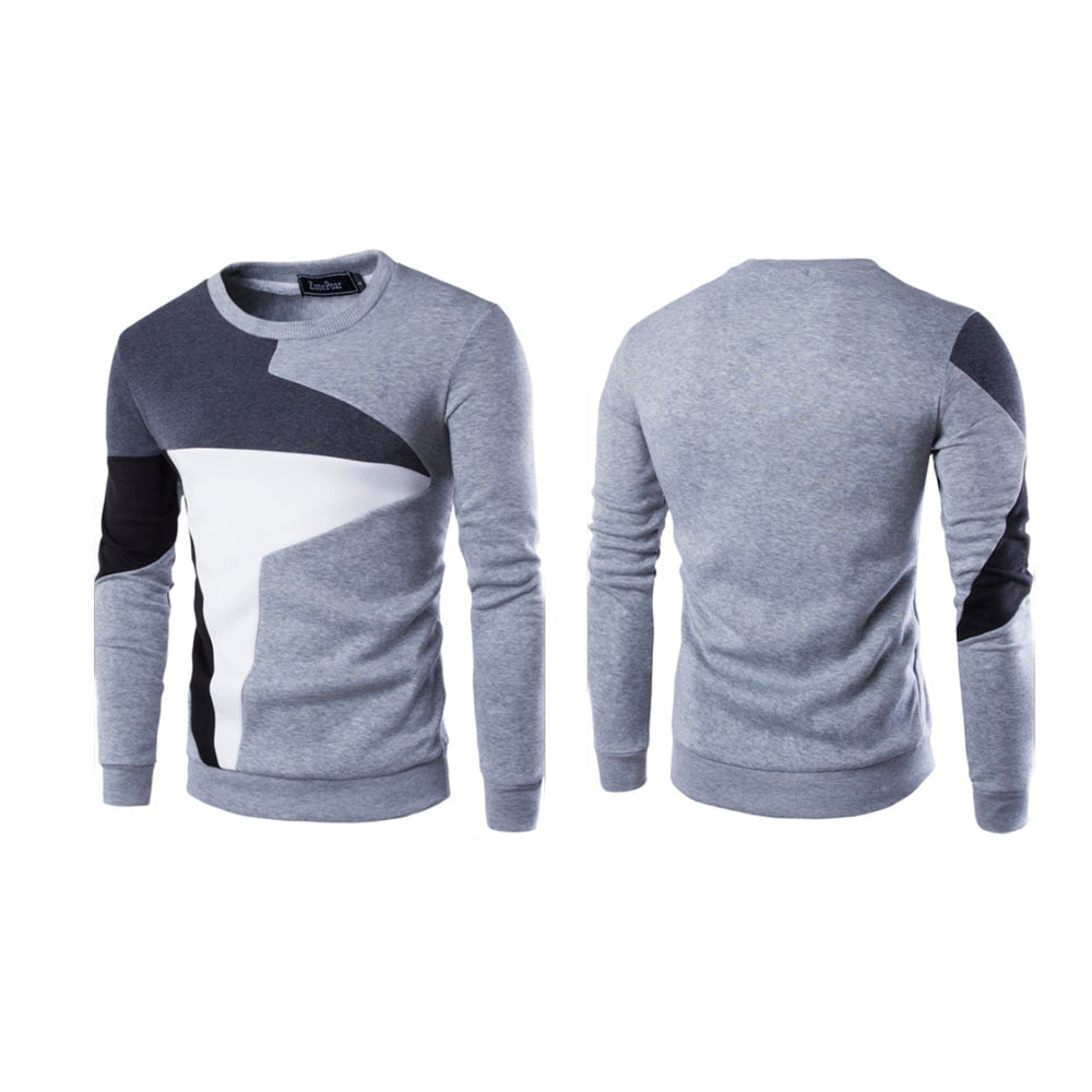 DarioConti Herre Sweatshirt Med Rund Hals