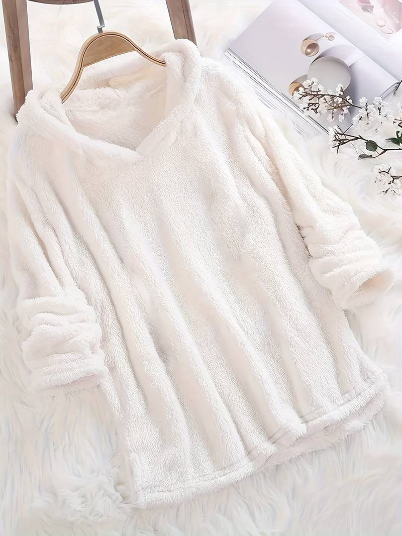 Lisa - Fleece-Hættetrøje