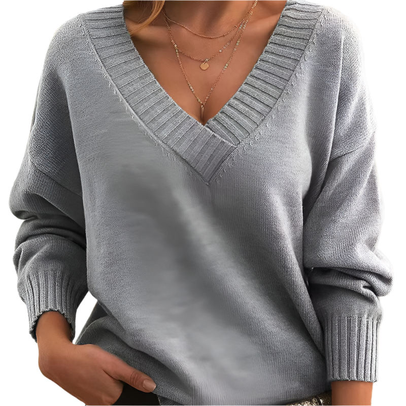 Isabella – Dame Striktrøje med Cashmere-Følelse til Vinteren