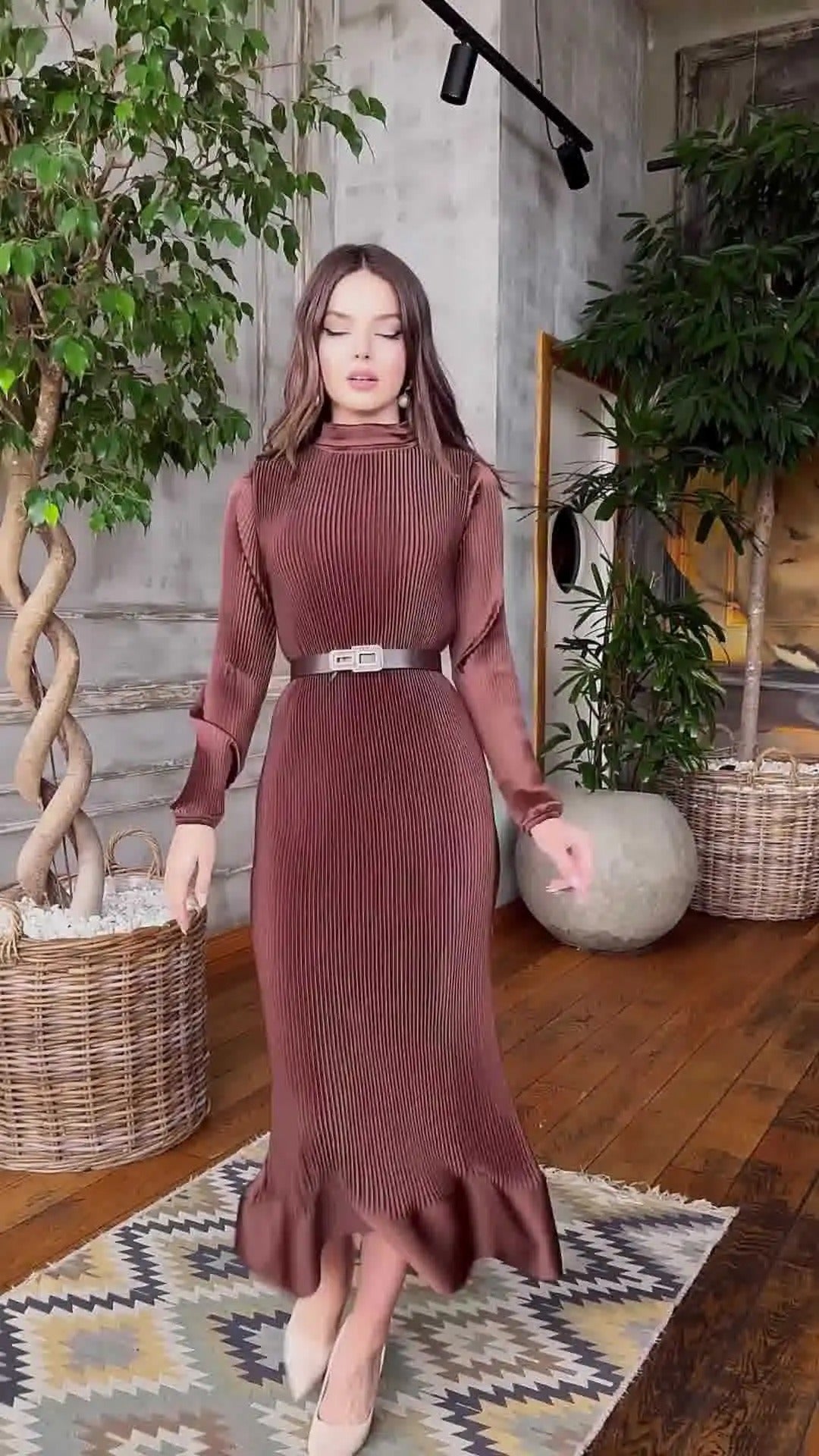 Isabella – Casual Strikket Trøje til Kvinder med Rund Hals