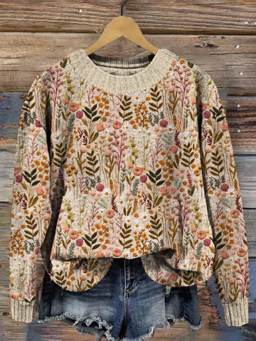 Olivia - Broderet Sweater Til Kvinder