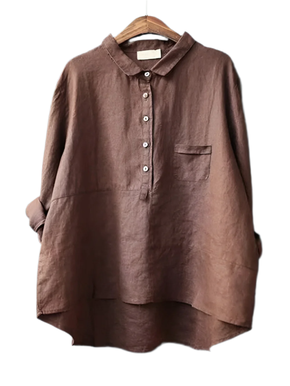 Clara – Komfortabel Langærmet Damebluse