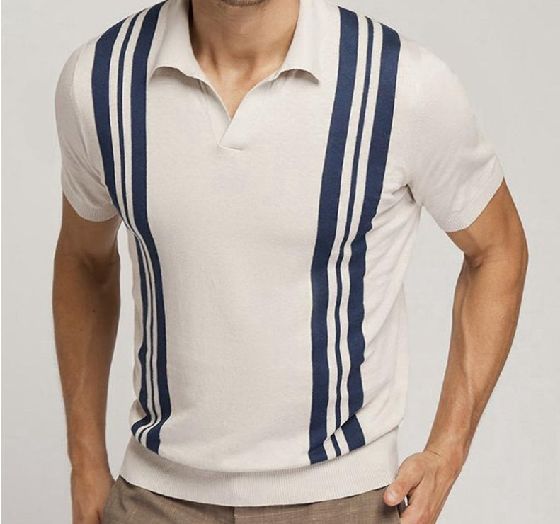 DanteCaruso Sartorial Cyan Polo Til Mænd