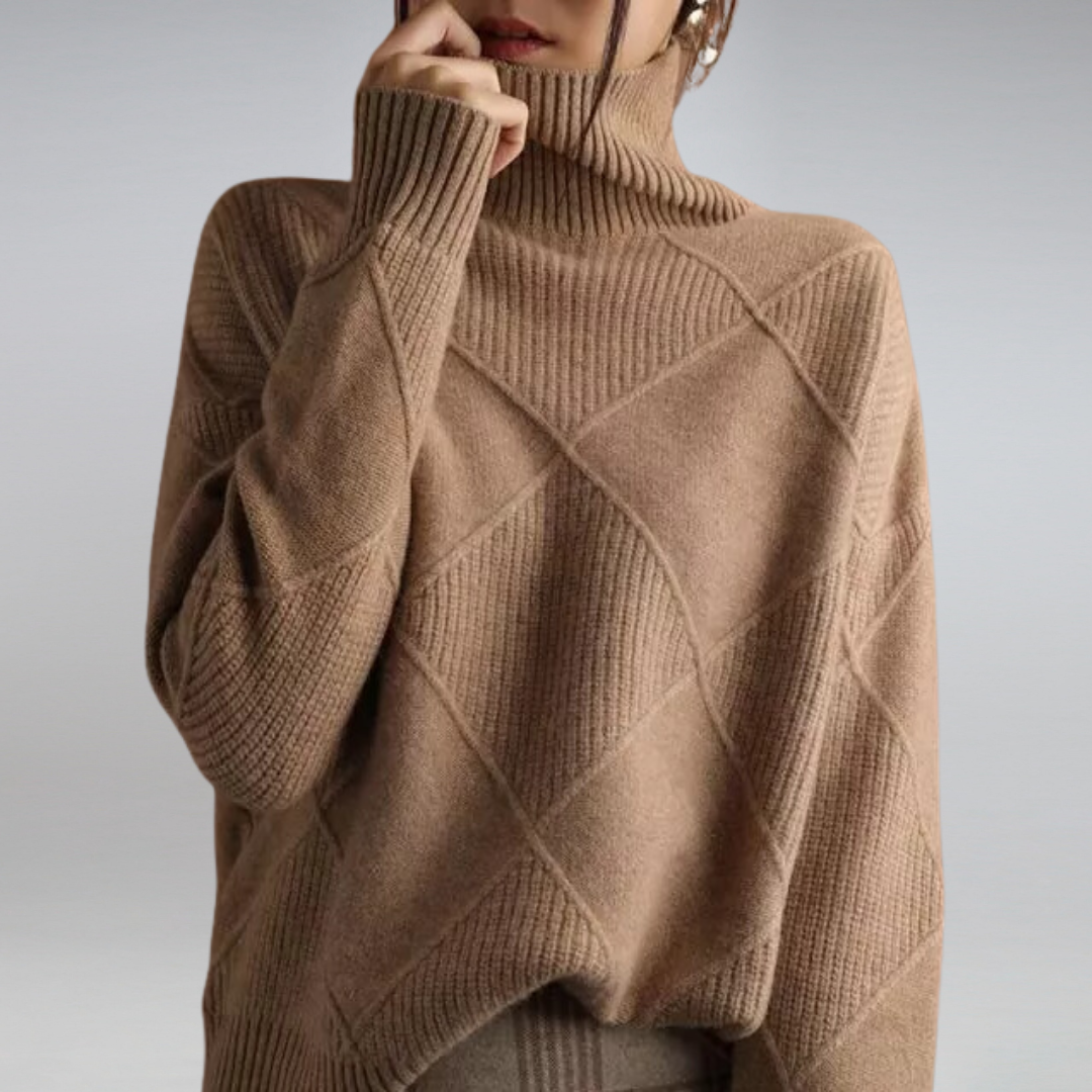 Camille – Blød Striktrøje til Kvinder med Elegant Look