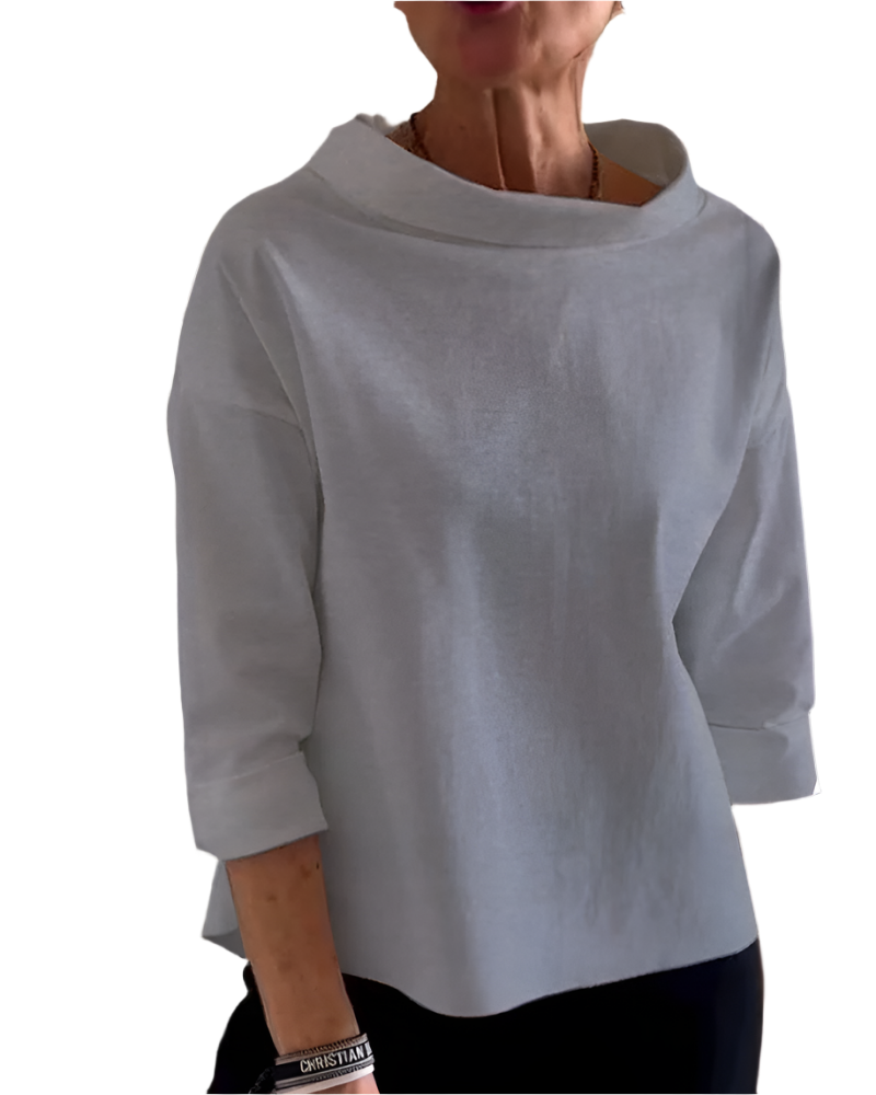Isabella – Elegant Dame 3/4 Ærme Top