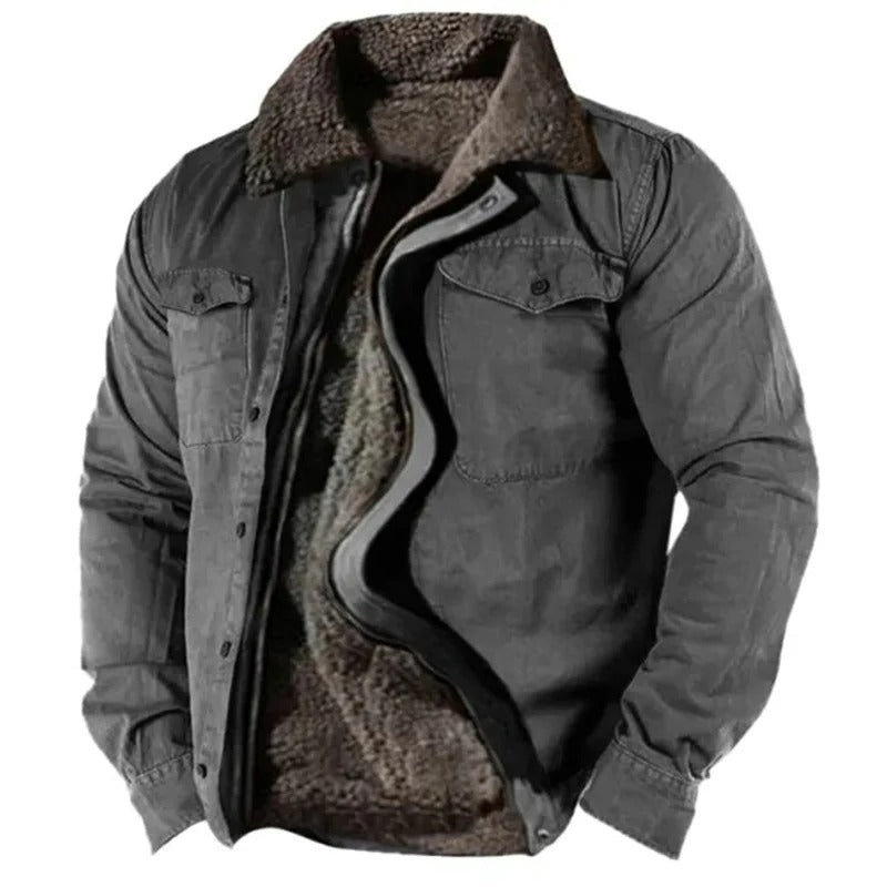 Lorenzo – Klassisk Herrejakke i Western Stil til Vinter