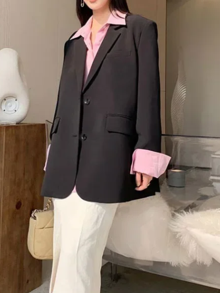 DarioSarti Slim Fit Lang Blazer til kvinder