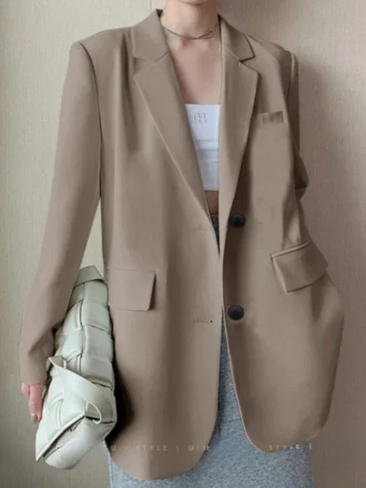 DarioSarti Slim Fit Lang Blazer til kvinder