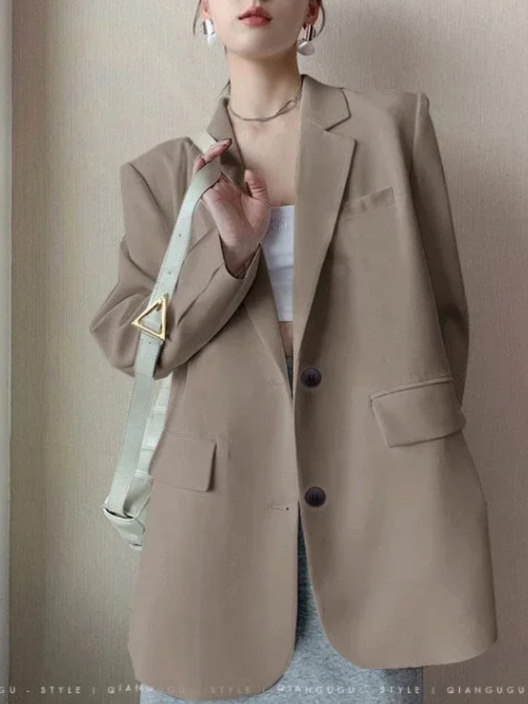 DarioSarti Slim Fit Lang Blazer til kvinder