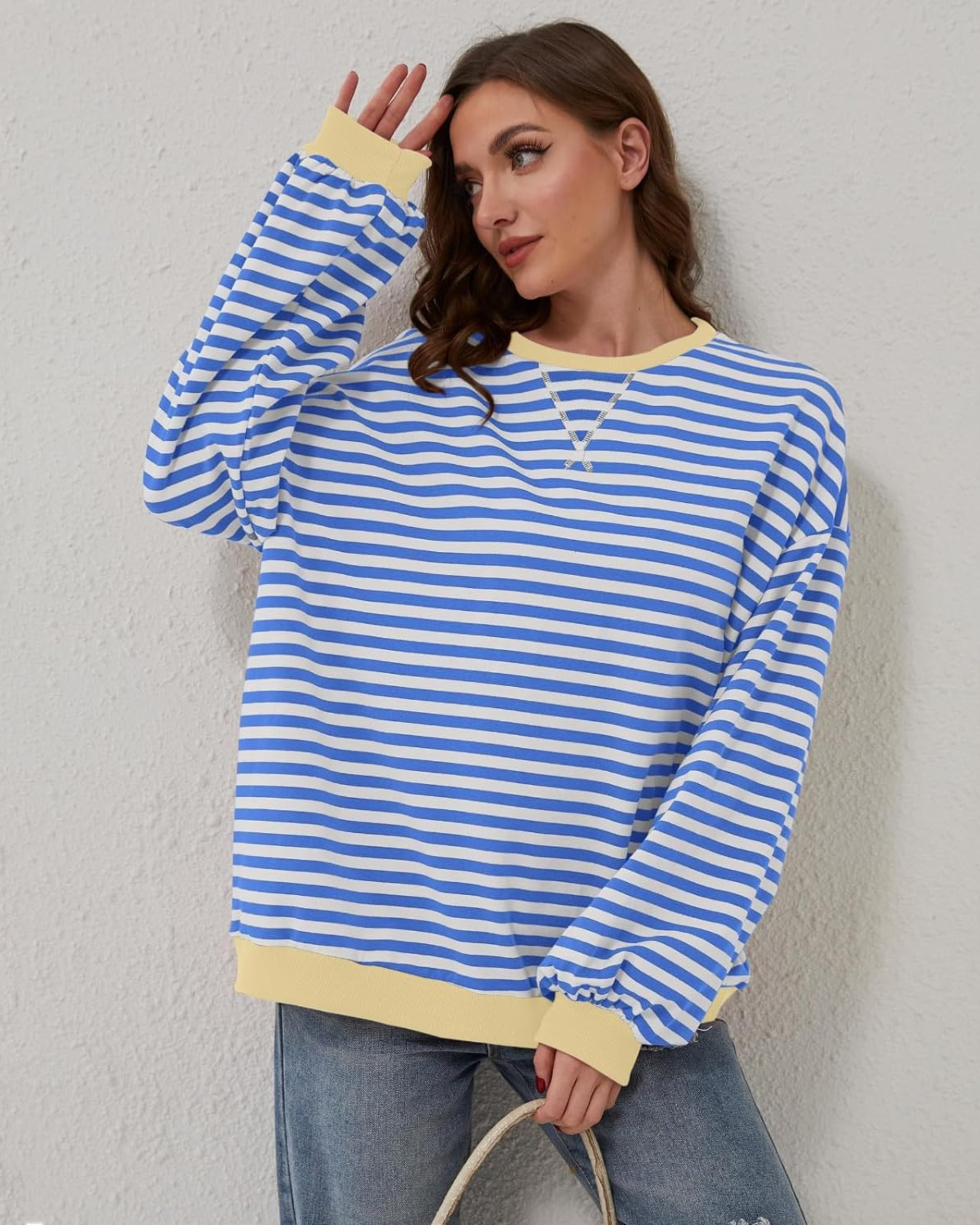 DanteGiordano Langærmet sweatshirt til kvinder