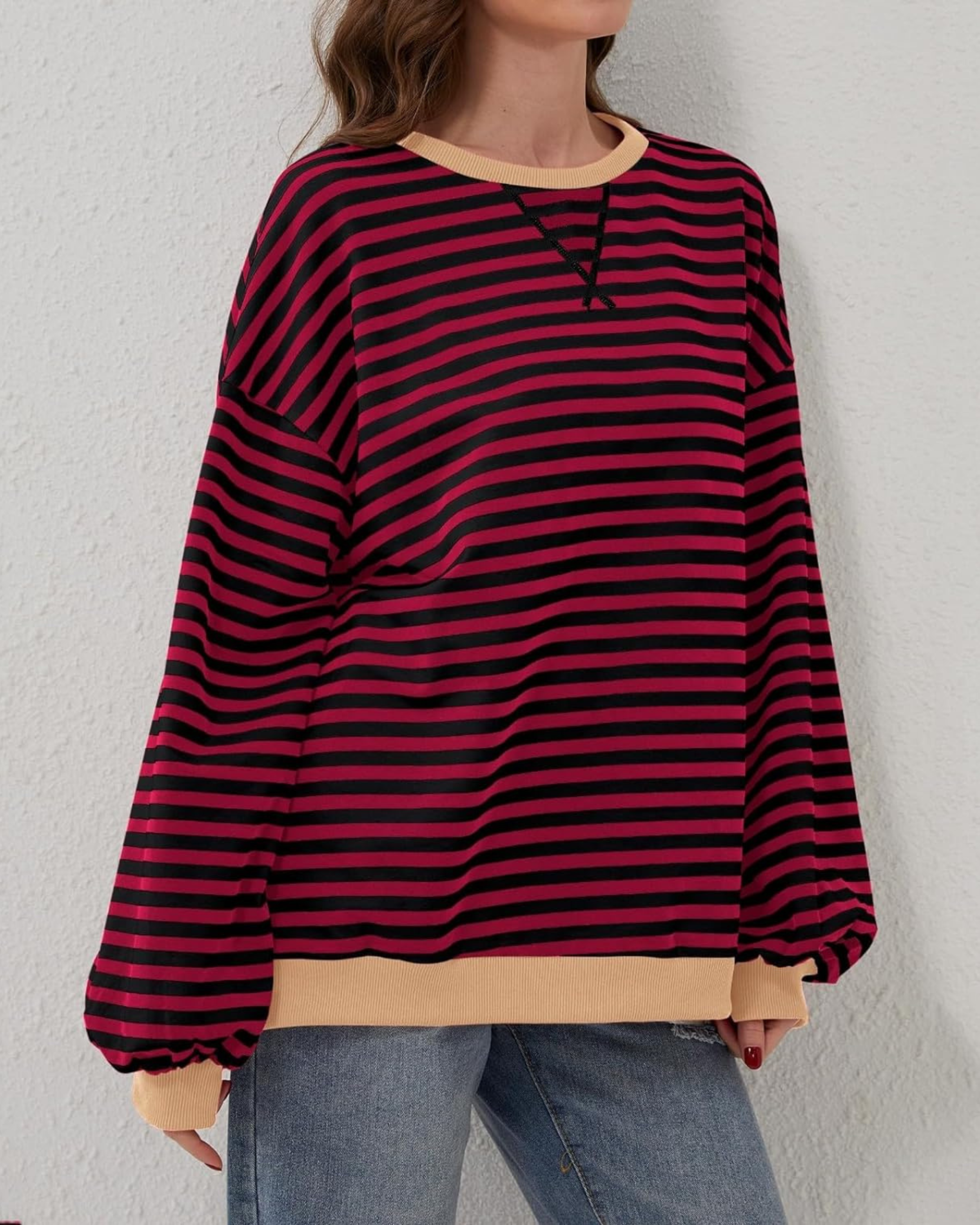 DanteGiordano Langærmet sweatshirt til kvinder