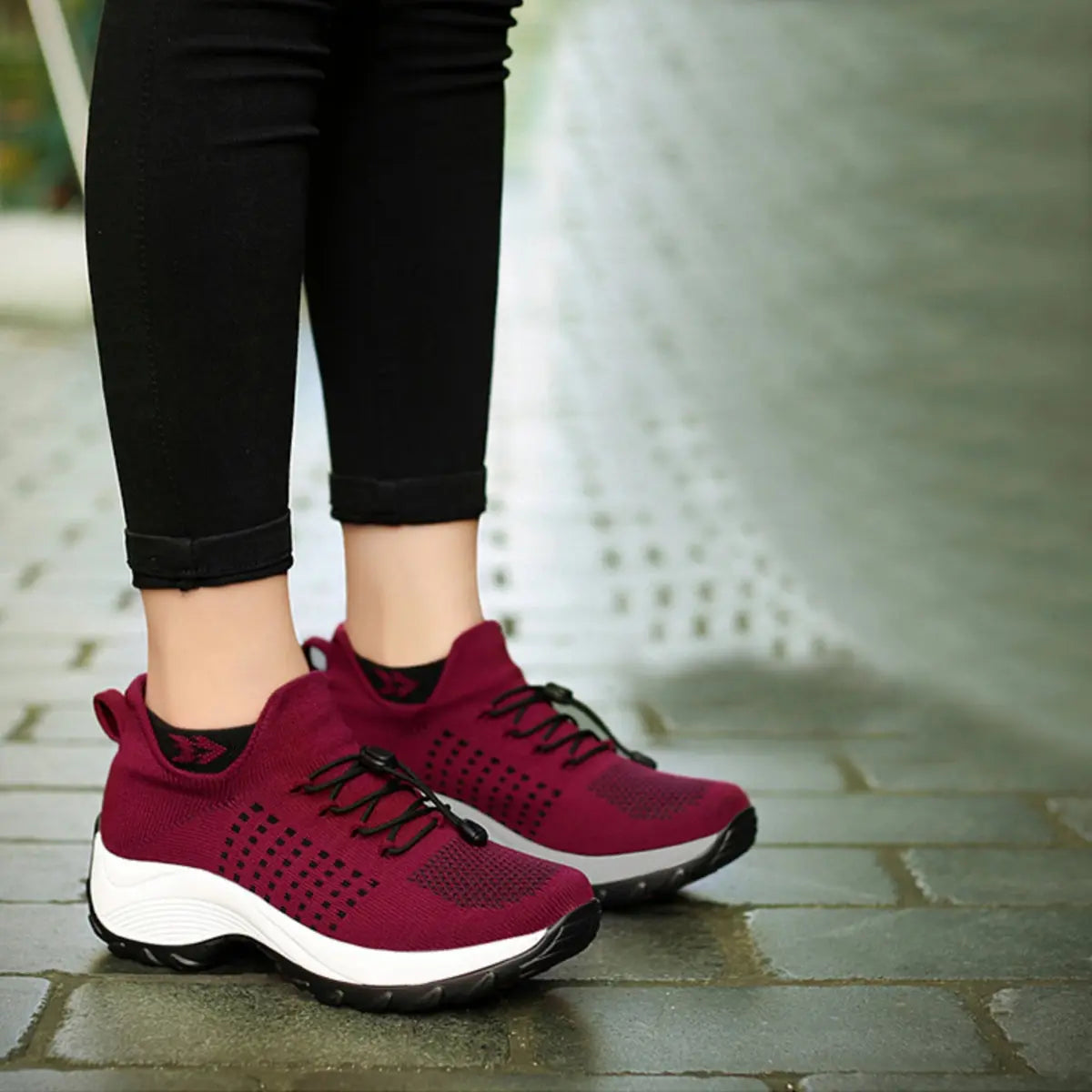 ComfortFlex | Strikkede pude-sko Luxia