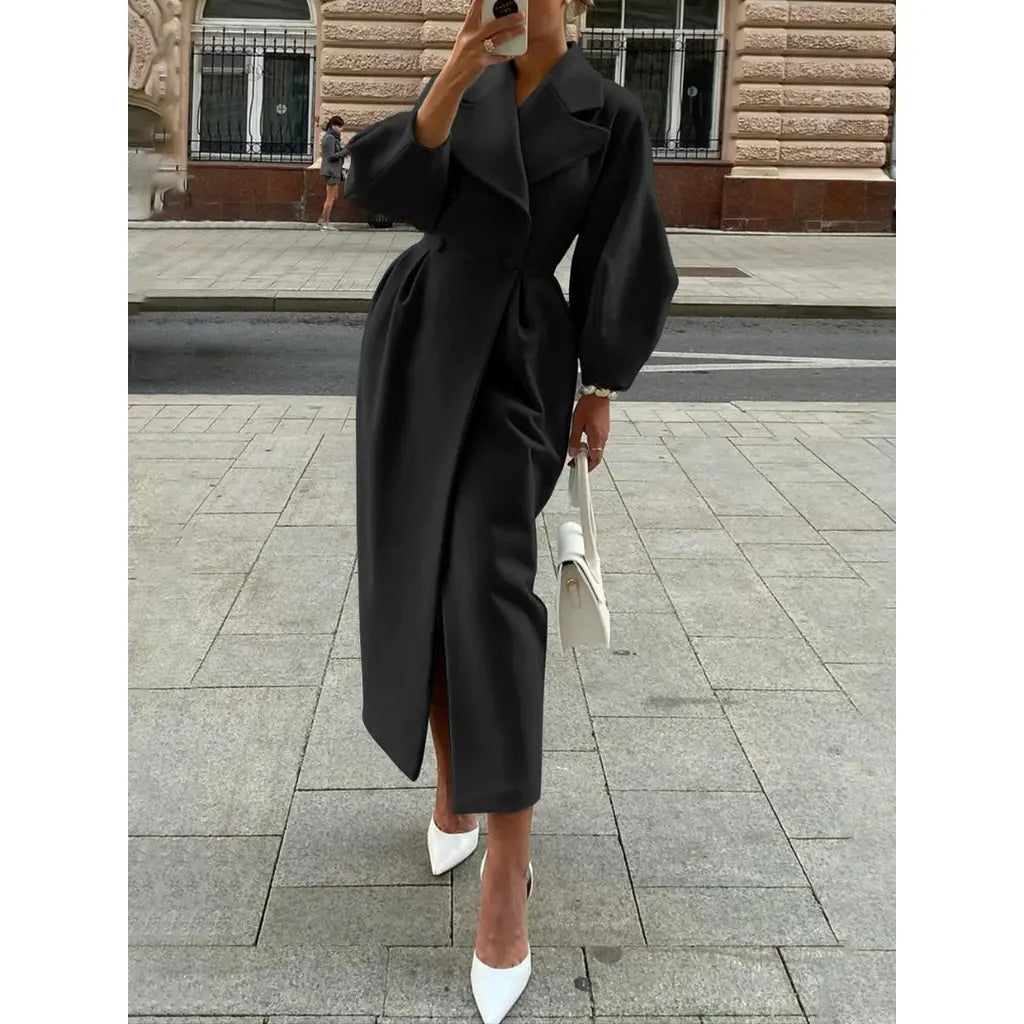 Isabella | Lang uldfrakke Luxia