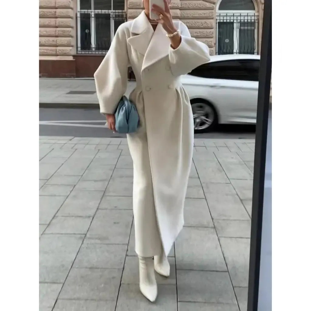 Isabella | Lang uldfrakke Luxia