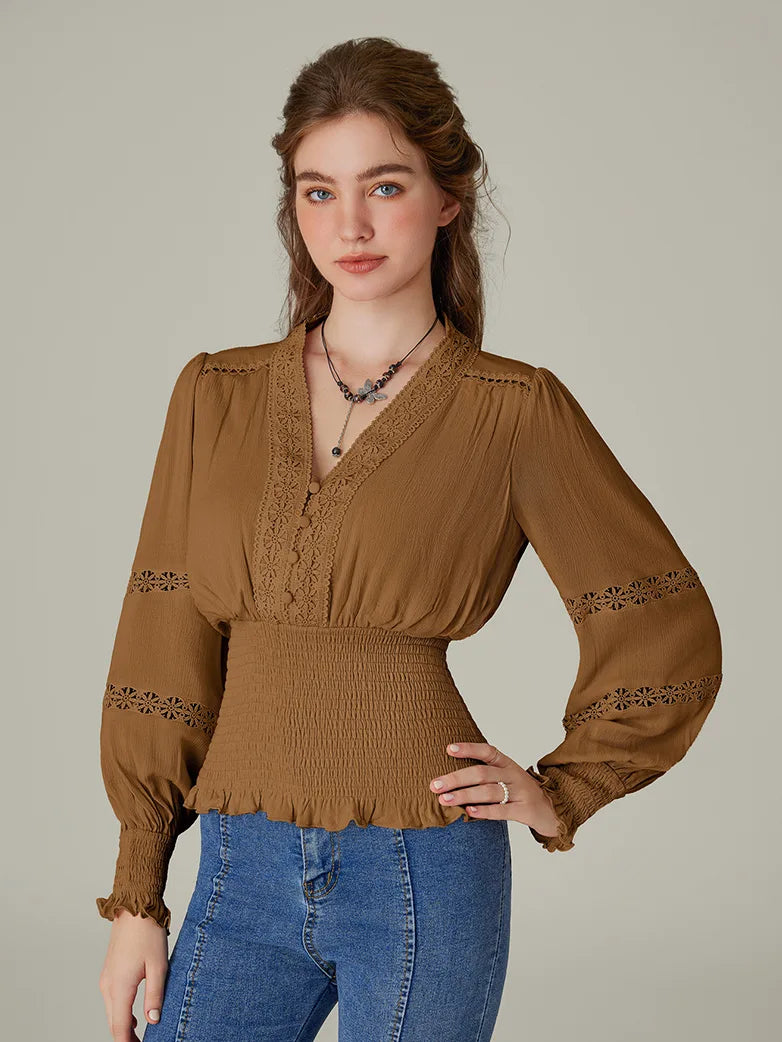 StefanoGreco bomuldstrøjer med V-hals