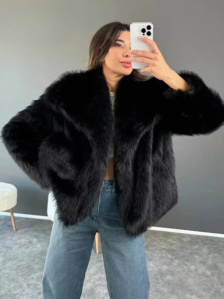GiovanniLupo Faux fur-jakke til kvinder