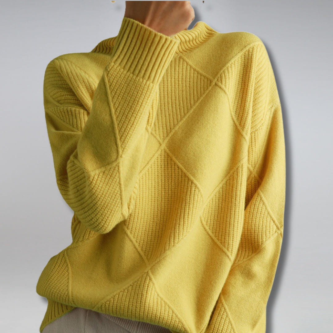 LucaBardi Luxury Turtleneck Sweater til kvinder
