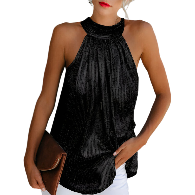 Isabella – Off-Shoulder Halterbluse til Kvinder