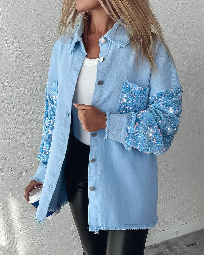 AuroraFiorelli Fluffy patchwork-jakke