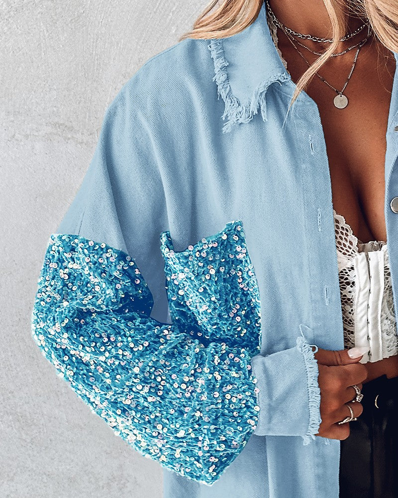 AuroraFiorelli Fluffy patchwork-jakke