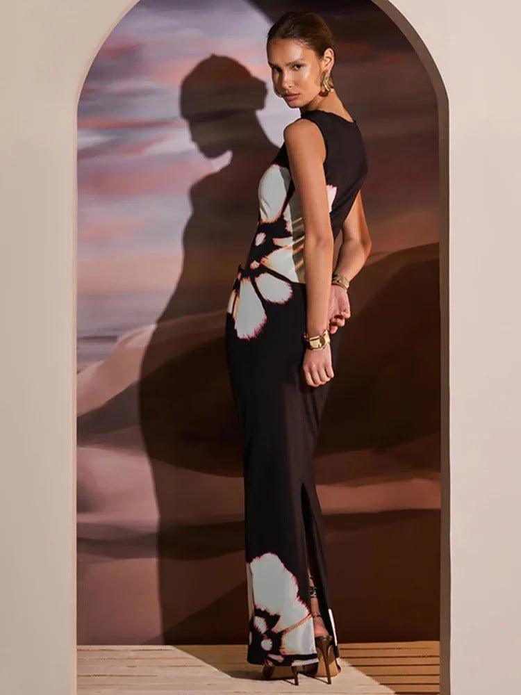 Arianna - Sexet Club Maxi Kjole til Kvinder