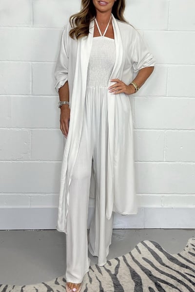 LuciaBellini 2-delt sæt med brede ben