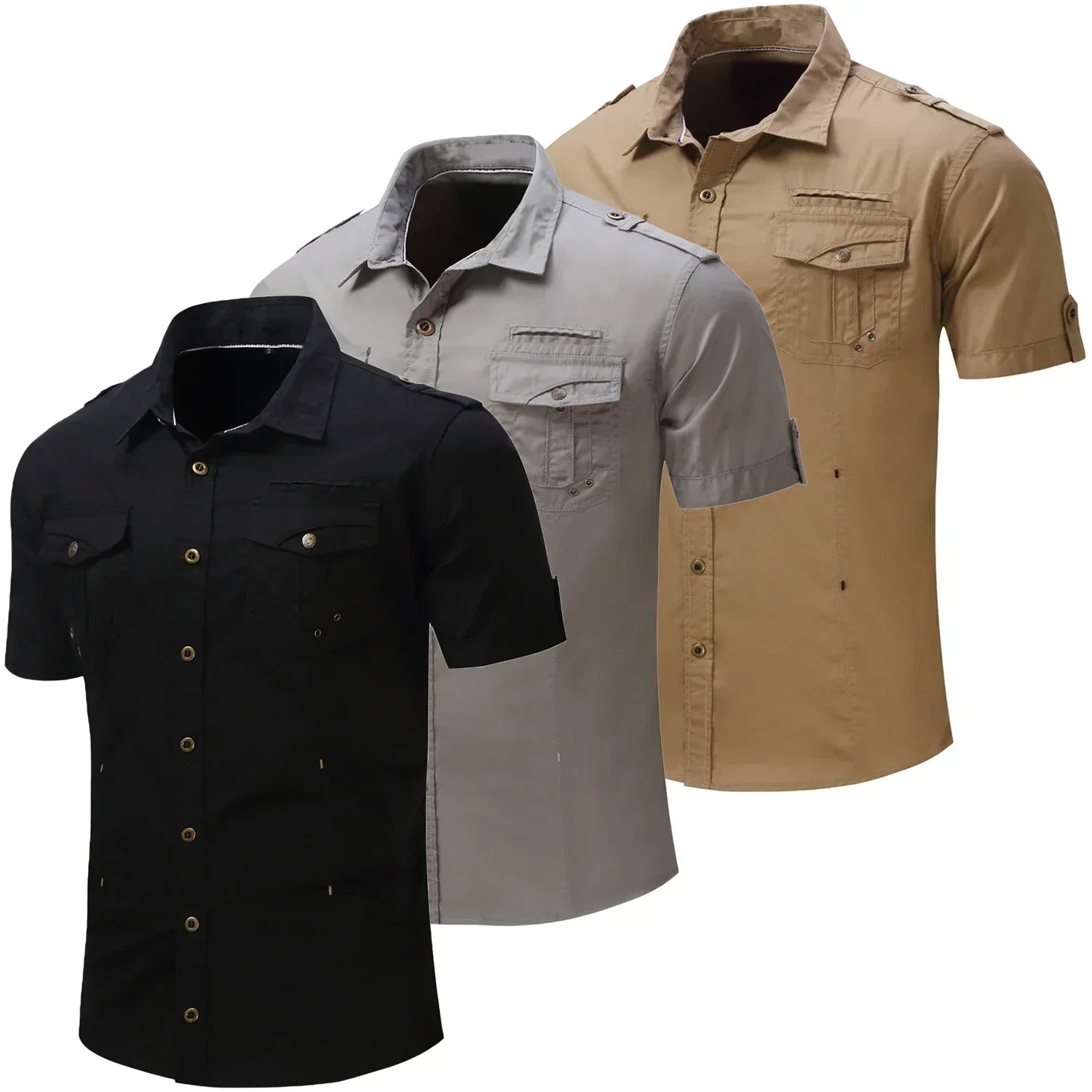DarioMarconi Casual Cargo skjorte