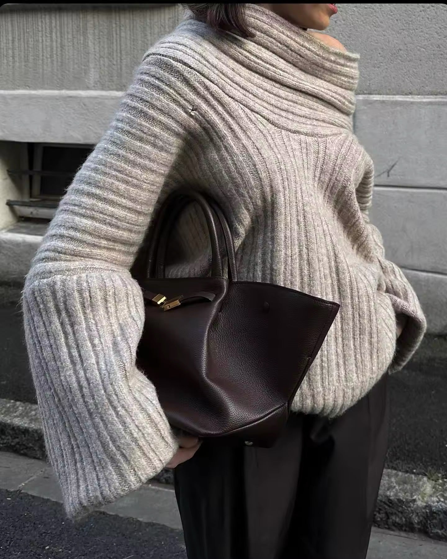 GiulianaVanni Off Shoulder Trøje Til Kvinder