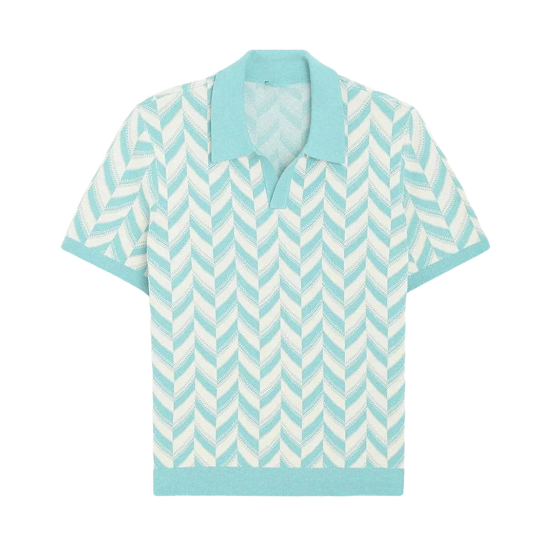 NicoloRossi polo med V-hals