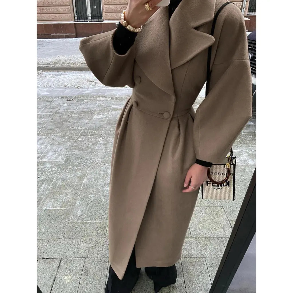 Isabella | Lang uldfrakke Luxia