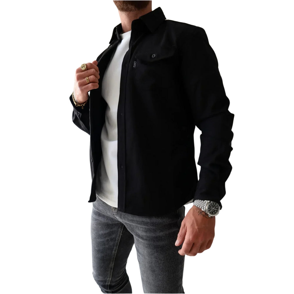 Lorenzo – Moderne Herreskjorte i Klassisk Casual Stil