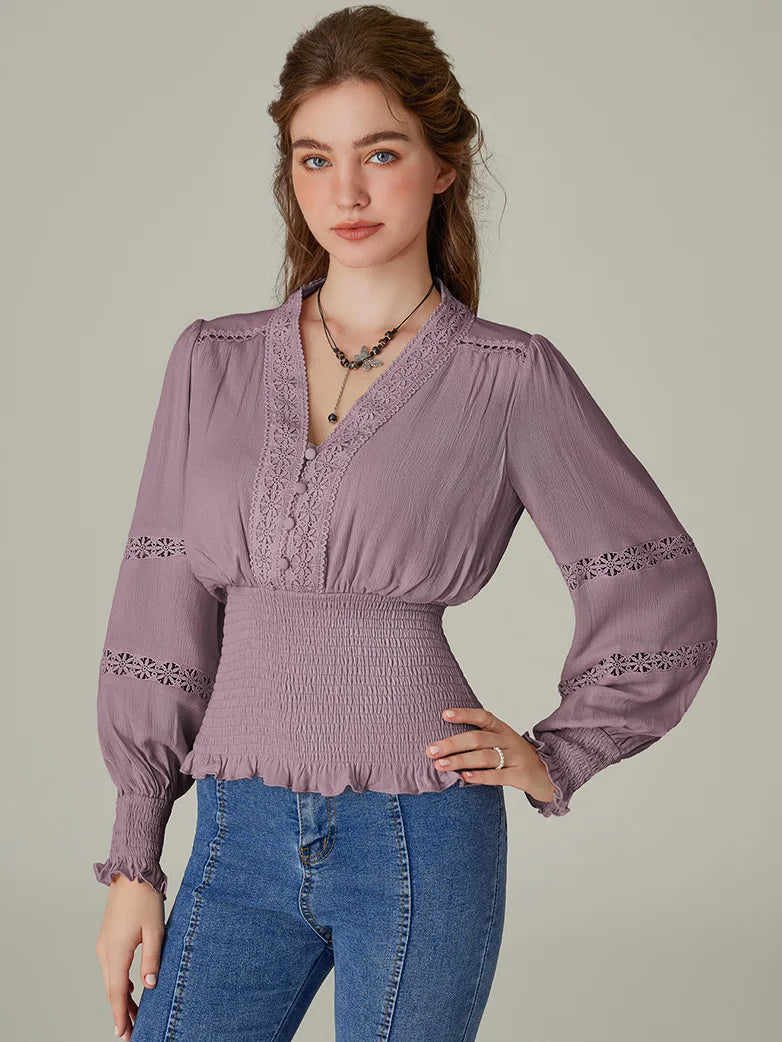 StefanoGreco bomuldstrøjer med V-hals