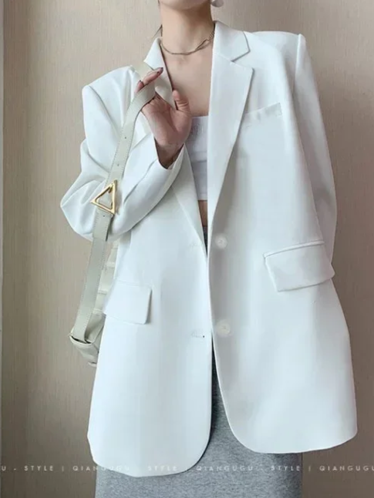 DarioSarti Slim Fit Lang Blazer til kvinder