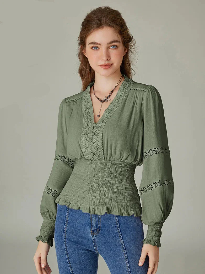 StefanoGreco bomuldstrøjer med V-hals