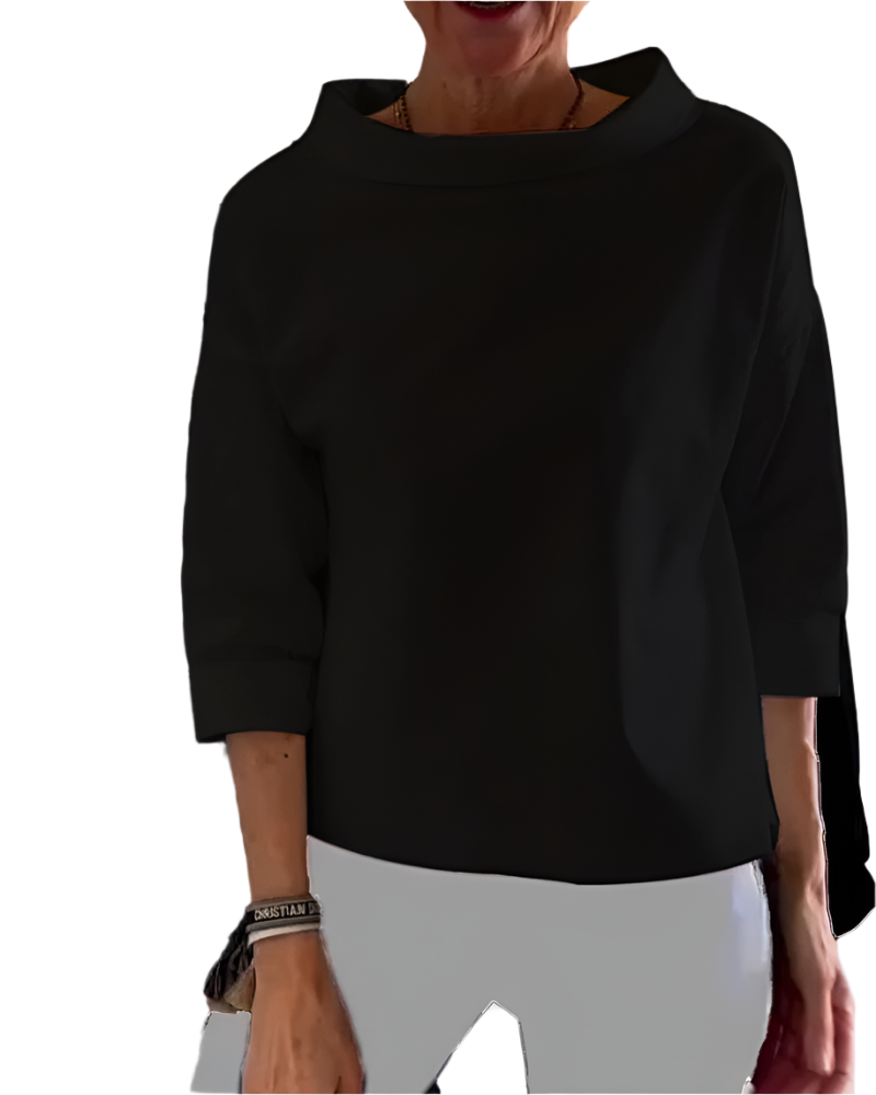 Isabella – Elegant Dame 3/4 Ærme Top