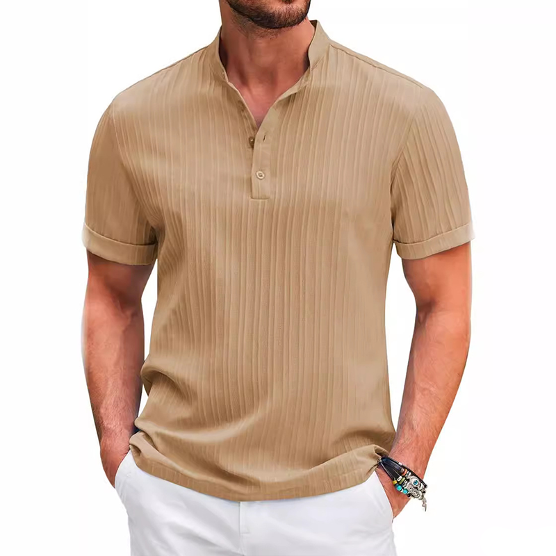 AntonioFerrelli T-shirt til mænd med ståkrave