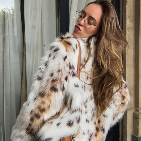 EnzoFeracci Spotted Print Jacket Long Sleeve til kvinder