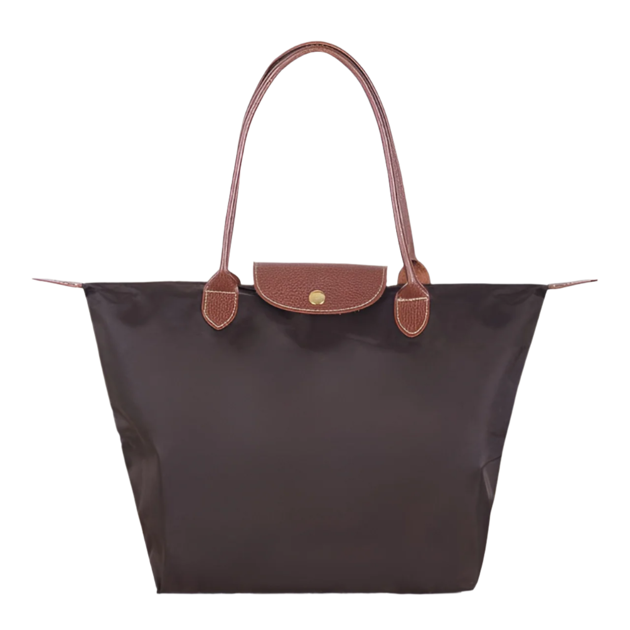 Giulia – Struktureret Dame Skuldertaske i Oxford-Stil