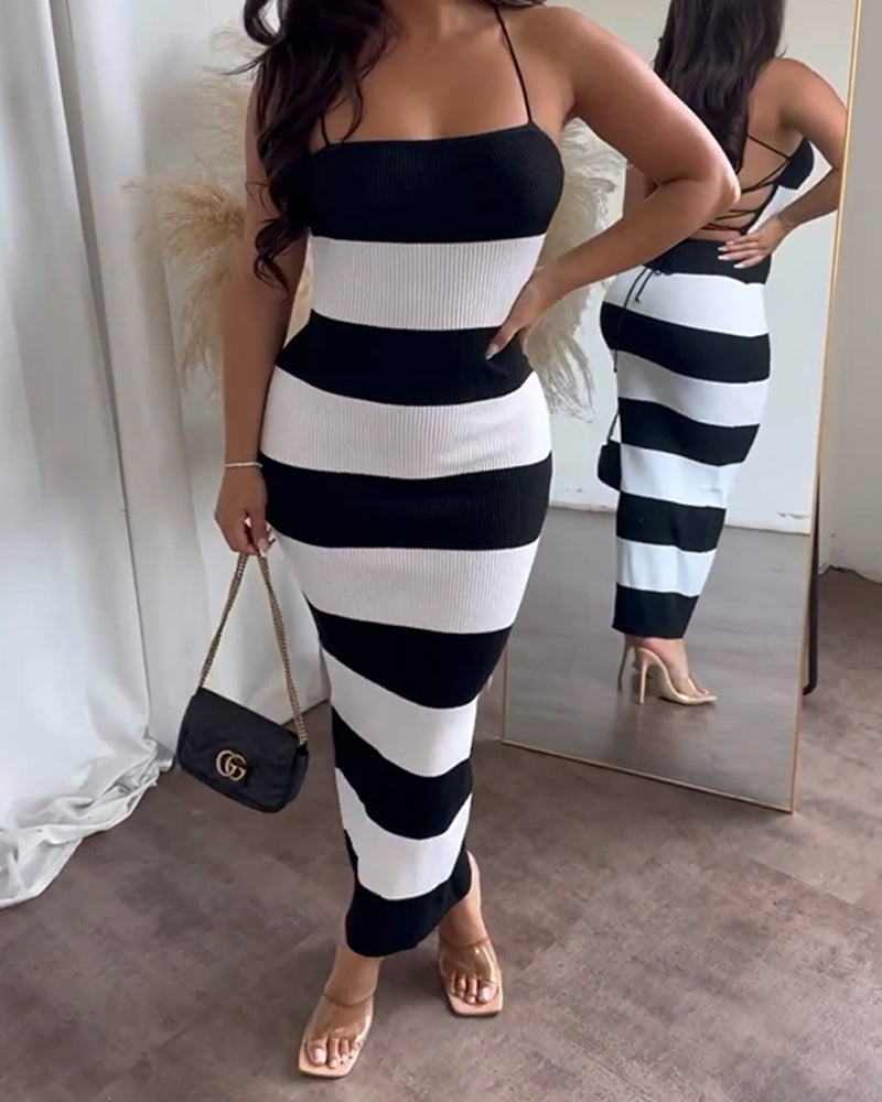 MiaFabbri Stribet Flex Jumpsuit