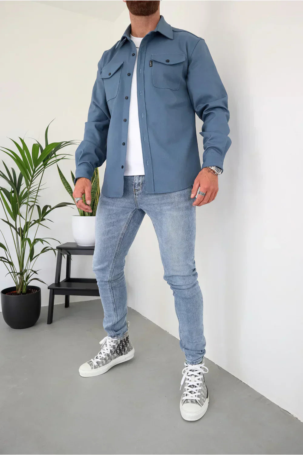 Lorenzo – Moderne Herreskjorte i Klassisk Casual Stil