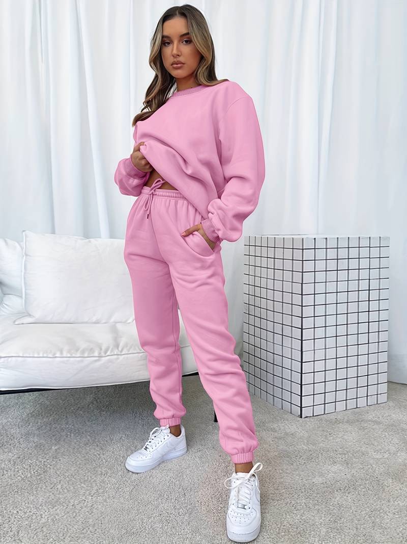 Evy - Behageligt Sæt Med Loungewear