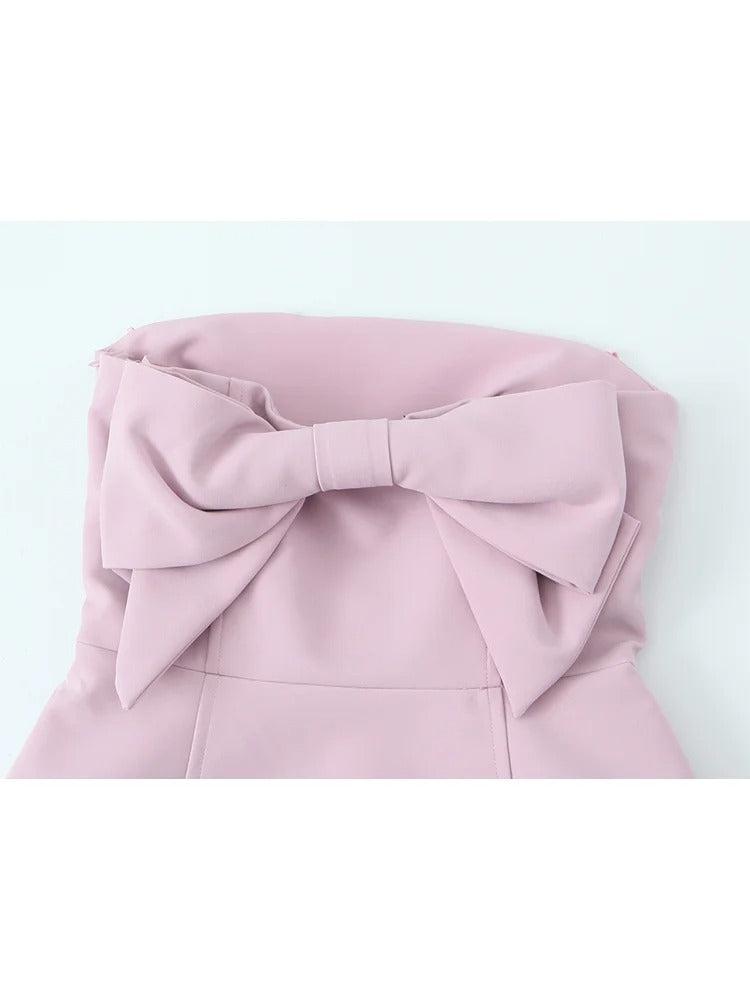 AntonellaVieri Lyserød Minikjole til kvinder