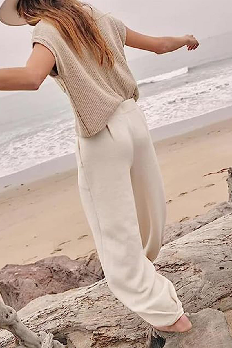 Camille – Strikket 2-delt Loungewear-sæt til Kvinder