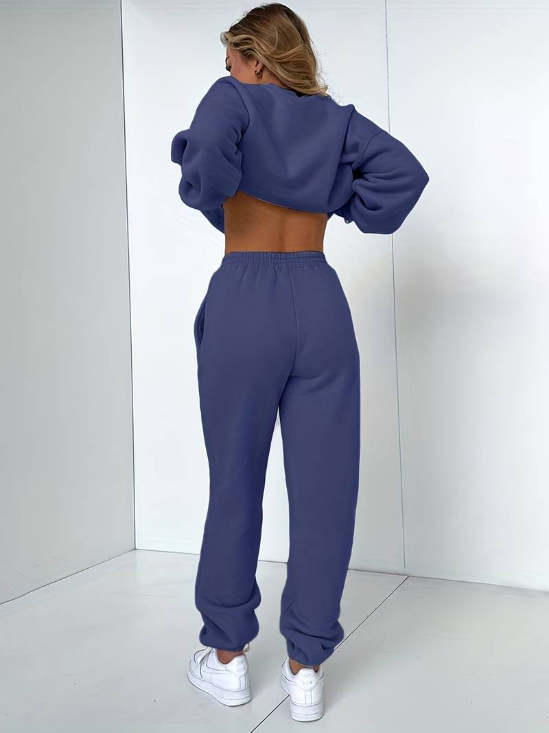 Evy - Behageligt Sæt Med Loungewear