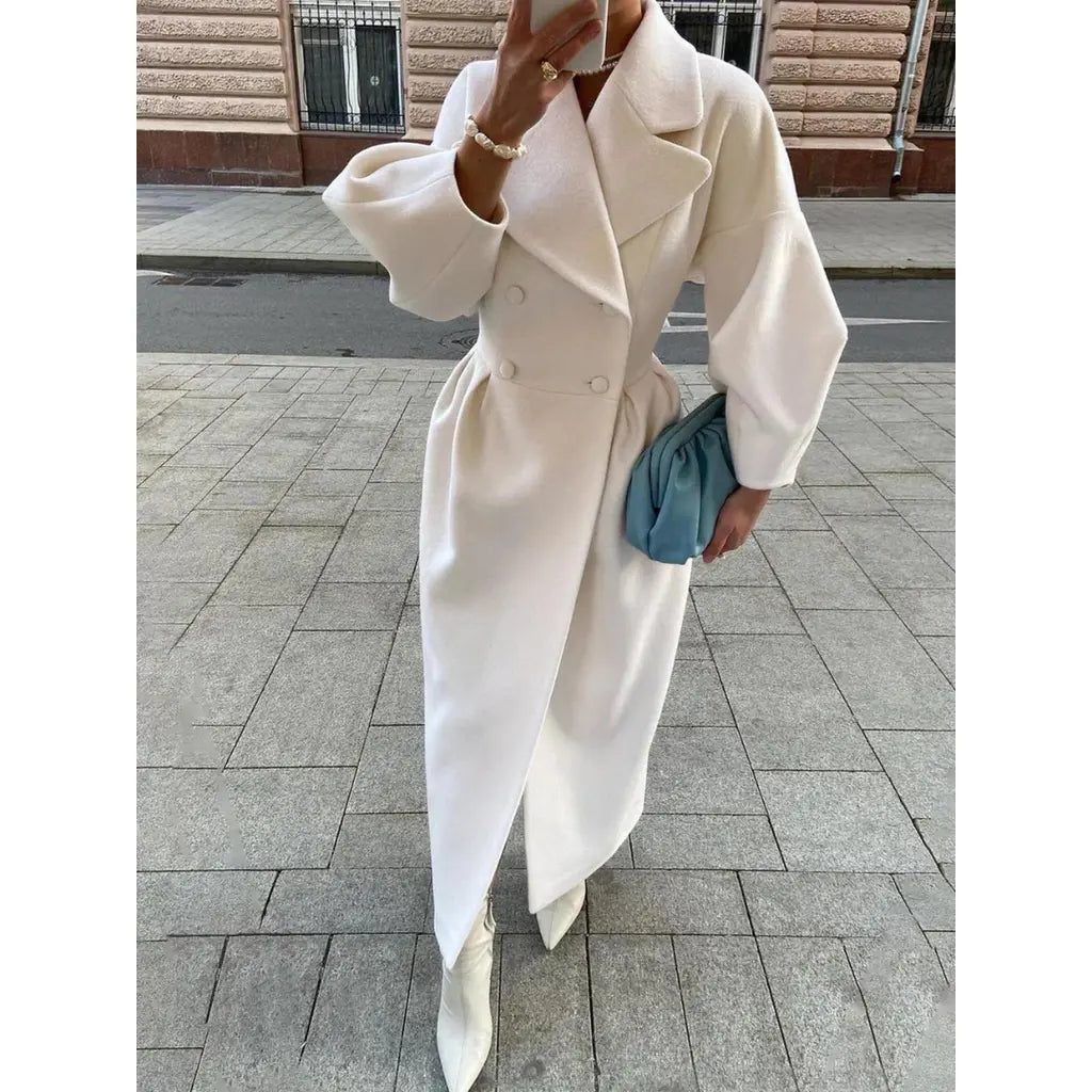 Isabella | Lang uldfrakke Luxia