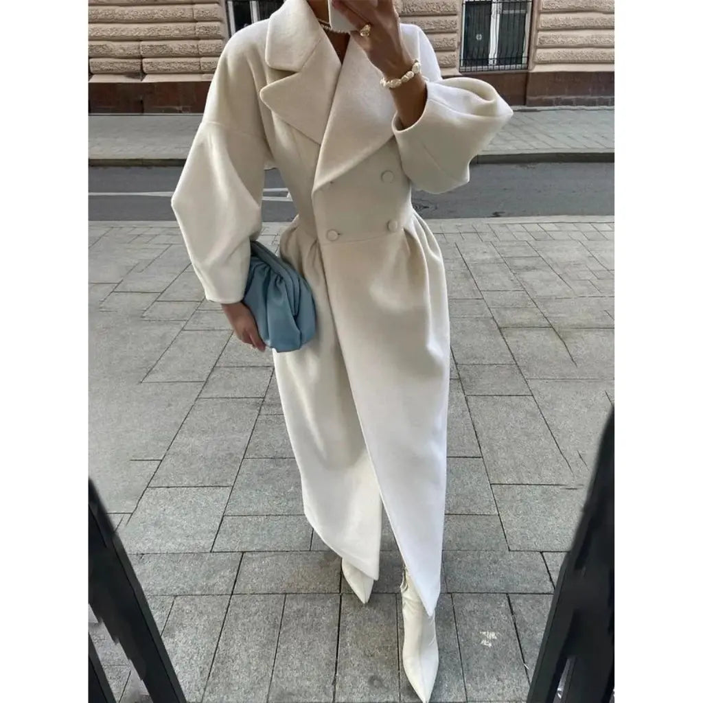 Isabella | Lang uldfrakke Luxia