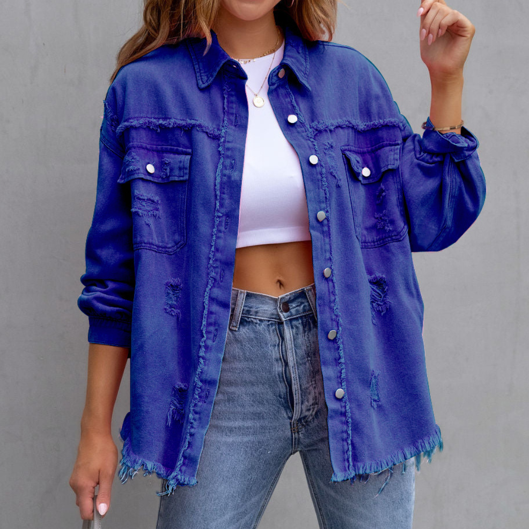 DarioMorelli Handmade Denim Jakke til kvinder